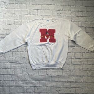 Mickey Mouse White Sweatshirt